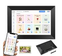 Calendrier numérique intelligent,calendriers muraux électroniques et tableau des tâches 10,1/15,6 pouces, écran tactile intelligent 32G, calendrier électronique interactif pour la maison black 10.1in