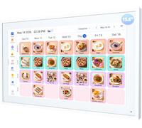 Calendrier numérique intelligent de 39,6 cm et tableau des tâches - Calendrier de bureau à écran tactile interactif pour les horaires familiaux, synchronisation automatique des calendriers Google