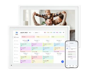 Calendrier Numérique WIFI TABWEE P10 - Cadre Photo Numérique 10,1", Tableau de Planification Électronique pour Famille et Réunions, Synchronisation Bidirectionnelle des Horaires via Application Mobile