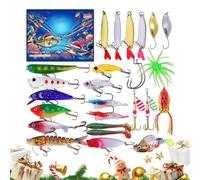 Calendrier Pêche Noël 24 Jours Leurres Attirail Pêche Collection