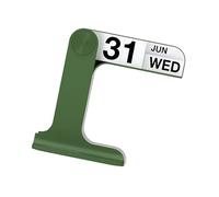 Calendrier permanent rabattable en ABS, calendrier quotidien de bureau avec dates, affichage de la semaine et du mois pour les bureaux, l ' école, la décoration de la maison, facile à lire