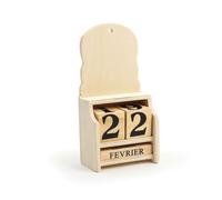 CALENDRIER PERPETUEL 150x73x40 EN BOIS