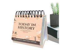 Calendrier perpétuel - 365 jours d'histoire | Calendrier de bureau en histoire | Faits quotidiens sur l'histoire du monde et anecdotes étonnantes calendrier de bureau pour les amateurs d'histoire