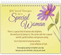 Calendrier perpétuel chrétien spécial femme - 365 messages spéciaux et versets pour égayer votre journée - Sur pied pour table ou bureau - 10,2 x 11,4 cm