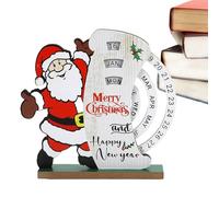 Calendrier Perpétuel De Noël - Calendrier Du Compte À Rebours Du Père Noël | Calendrier De Bureau En Forme De Bonhomme De Neige, Cloche Du Père Noël, Affichage Du Mois, De La Semaine, De La Date, Cale