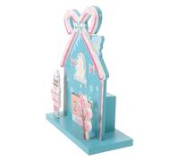 Calendrier Perpétuel en Bois pour Bureau, Blocs Rotatifs Décoratifs | Piles, Format Compact pour Petits Espaces, Style Mignon et Festif, sur Table ou Étagère