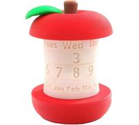 Calendrier perpétuel en forme de noyau de fruits, calendrier perpétuel rotatif de bureau, décoration de bureau, adapté pour un usage quotidien dans les maisons et les bureaux