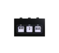 Calendrier Perpétuel ""Flip Flap"" 19cm Noir