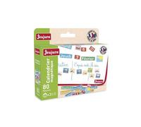 Calendrier perpetuel magnetique 80 magnets, aimants - Jeujura - Accessoires pour Tableaux, Ardoises