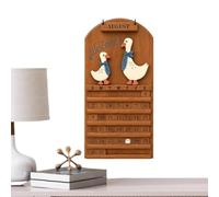 Calendrier perpétuel mural Ornement Oie Décorative Réutilisable