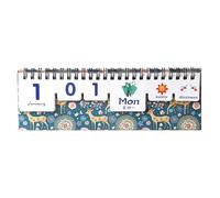 Calendrier Perpétuel Réutilisable Sur Le Thème Des Animaux Astronomiques Conception Détachable Pour Les Espaces De Travail Créatifs Personnalisation Calendrier De Bureau Créatif À Déchirer