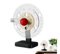 Calendrier perpétuel rotatif, calendrier de table en acrylique | Calendrier rotatif manuel créatif pour salon, étude, bibliothèque, décoration