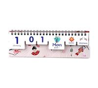 Calendrier perpétuel sur le thème des animaux astronomiques - Design détachable pour espaces de travail créatifs - Personnalisation - Organisateurs de bureau sur le thème des animaux