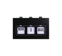 Calendrier Perpétuel Vintage Flip Flap Noir - VINYO -
