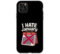 Calendrier Personnel « I Hate Janvier » Coque pour iPhone 11 Pro Max