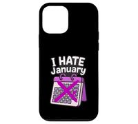 Calendrier Personnel « I Hate Janvier » Coque pour iPhone 12 Mini