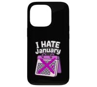 Calendrier Personnel « I Hate Janvier » Coque pour iPhone 13 Pro