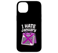 Calendrier Personnel « I Hate Janvier » Coque pour iPhone 14 Plus