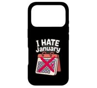Calendrier Personnel « I Hate Janvier » Coque pour iPhone 17 Pro