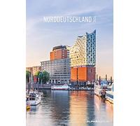 Calendrier photo 2024 du nord de l'Allemagne - 23,7 x 34 cm - Calendrier régional - Calendrier mural - Avec espace pour notes Alpha Edition