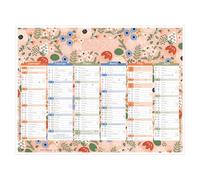 Calendrier planning Oberthur Collection Motif Janvier à Juin