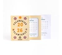 Calendrier Plantable 2026 avec Graines | 12 Feuilles à Planter Fleurs et Plantes | Idée Cadeau Originale, Ludique et Pleine de Sens | Resetea