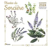 Calendrier Plantes de sorcière 2024 - Collectif - Artemis Eds - broché - Calendrier