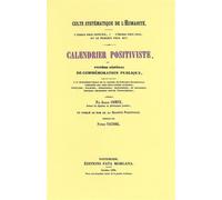 Calendrier positiviste - Auguste Comte - Fata Morgana - broché - Livre