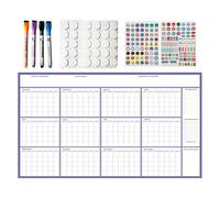 Calendrier Pour 2026 Grande Grille Planificateur Annuel Et Mensuel