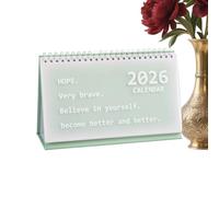Calendrier pour bureau 2026 | Planificateur mensuel portable de style coréen | Calendrier de bureau pour enseignant, salle de classe, école, famille, réfrigérateur, travail à domicile, et