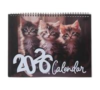 Calendrier pour chats | 2026 Cat 12 Calendrier mensuel pour mur - décoration de table de 8 x 11 pouces pour chambre à coucher salon et viser l'école pour les vacances.