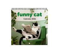 Calendrier pour chats - Agenda pour chatons de 21 cm - Matériau papier pour la lecture de journaux - Style organisateur pour 12 personnes - Pour la maison, le bureau, la planification scolaire, les