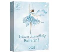 Calendrier pour danseuse, compte à rebours, 24 jours, élégant, ballet, avent, Noël, décorations festives sur le thème de la ballerine, pour adultes, filles, adolescents, souvenirs pendant la