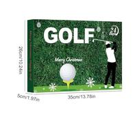 Calendrier Pour Le Compte À Rebours,Collection d'Accessoires de Golf pour 24 Jours - Compte À Rebours Jusqu'à Noël,Pour Femmes Hommes Adolescents Garçons Filles Père Mari Amateur De Sports