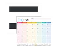 Calendrier Pour Réfrigérateur, Planificateur Familial 18 Mois, Calendrier Magnétique Pour Le Réfrigérateur 2026-2027, Chambre Dortoir Travail Hôtel Appartement École Bureau