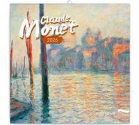Calendrier quadrillé Claude Monet 2026 - calendrier mural