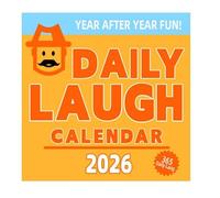 Calendrier quotidien 2026 rires : 365 blagues fraîches avec espace mémo au dos - Calendrier de bureau amusant pour le bureau et la maison