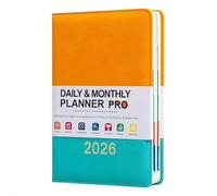 Calendrier quotidien et mensuel 2026 de janvier à décembre 2026, planificateur hebdomadaire et mensuel, janvier 2026 à décembre 2026, parfait pour le bureau, la maison, l'école