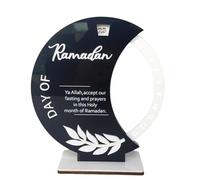 Calendrier Ramadan, Calendrier de L'Avent Du Ramadan Ramadan Compte à Rebours Calendrier Rotatif en Bois Calendrier Eid Mubarak 30 Jours Compte à Rebours Pour La Décoration Du Ramadan