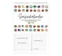 Calendrier saisonnier - pour fruits et légumes A3 vertical