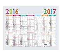 Calendrier scolaire - Multicolore - 430x335 - 13 mois - Pour enfants - Mixte