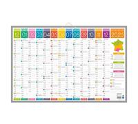 Calendrier semestriel mural 2026 - Tendance - 43 x 65 cm