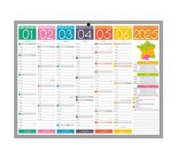 Calendrier semestriel mural 2027 - Tendance - 21 x 26.5 cm