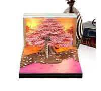 Calendrier sur Pied 3D - Bloc Mémo 52 Planificateur 2026, Planificateur Cube Décoratif pour Bureau, École, Maison, Hôtel, Thanksgiving Noël, pour la Maison, Bureau, École, Thanksgiving Noël