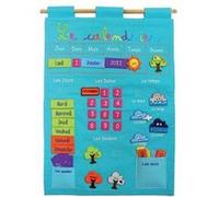 CALENDRIER TISSU BLEU Bleu