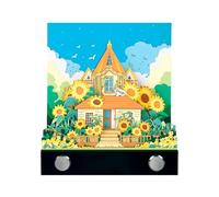 Calendrier tournesol, bloc-notes 3D, sculpture en papier déchirable, esthétique et amusante