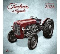 Calendrier tracteurs de légende 2026 - Collectif - Artemis Eds - broché - Calendrier