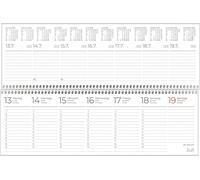 Calendrier transversal 1W/2S
