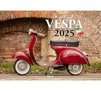 Calendrier Vespa 2025 La Dolce Vita sur deux roues. Calendrier à roulettes