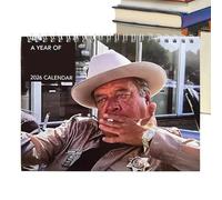 Calendrier Vintage | 2026 Planificateur En Papier À Thème Rétro Films | Calendrier avec Thème de Cinéma Amusant,pour Hommes Famille Fans Lieu de Travail Maison Chambre à Coucher École